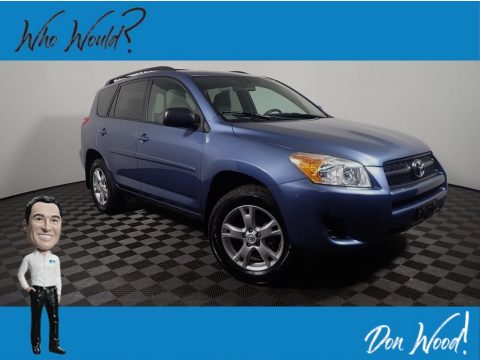 Pacific Blue Metallic Toyota RAV4 I4 4WD.  Click to enlarge.