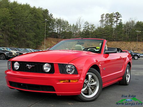 Torch Red Ford Mustang GT Premium Convertible.  Click to enlarge.