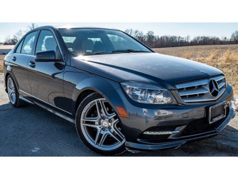 Steel Grey Metallic Mercedes-Benz C 300 Luxury 4Matic.  Click to enlarge.