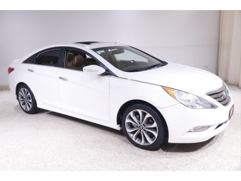 Shimmering White Hyundai Sonata Limited 2.0T.  Click to enlarge.