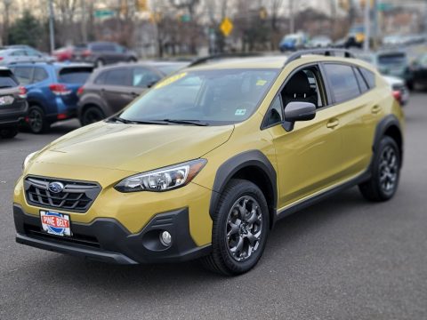 Plasma Yellow Pearl Subaru Crosstrek Sport.  Click to enlarge.