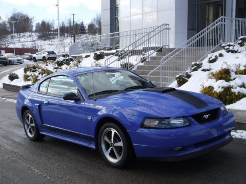 Azure Blue Ford Mustang Mach 1 Coupe.  Click to enlarge.