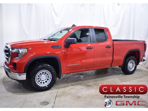 Cardinal Red GMC Sierra 1500 Limited Pro Double Cab 4WD.  Click to enlarge.