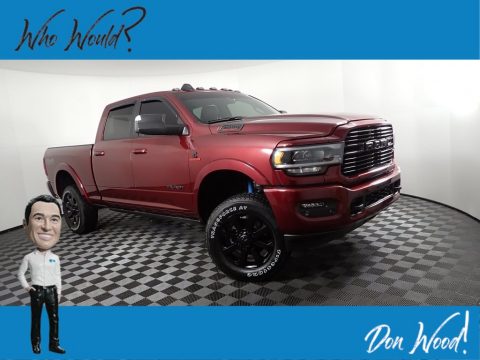 Delmonico Red Pearl Ram 2500 Laramie Crew Cab 4x4.  Click to enlarge.