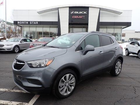 Satin Steel Metallic Buick Encore Preferred.  Click to enlarge.