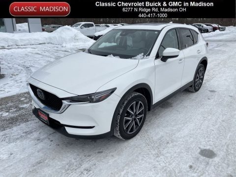 Snowflake White Pearl Mica Mazda CX-5 Grand Touring AWD. Click to enlarge. Snowflake White Pearl Mica Mazda CX-5 Grand Touring AWD. Click to enlarge.