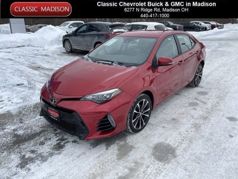 Barcelona Red Metallic Toyota Corolla SE.  Click to enlarge.