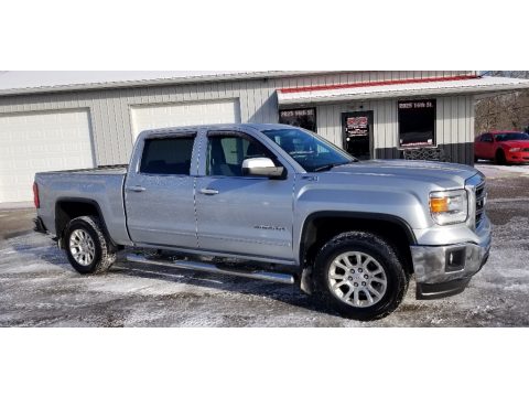 Quicksilver Metallic GMC Sierra 1500 SLE Crew Cab 4x4.  Click to enlarge.