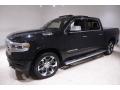 Front 3/4 View of 2021 Ram 1500 Long Horn Crew Cab 4x4 #3