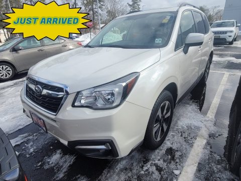 Crystal White Pearl Subaru Forester 2.5i Premium.  Click to enlarge.