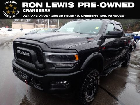 Diamond Black Crystal Pearl Ram 2500 Power Wagon Crew Cab 4x4.  Click to enlarge.