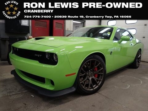 Sublime Green Pearl Dodge Challenger SRT Hellcat.  Click to enlarge.