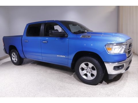 Hydro Blue Pearl Ram 1500 Big Horn Crew Cab 4x4.  Click to enlarge.