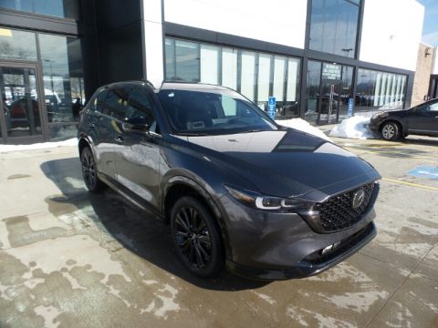 Machine Gray Metallic Mazda CX-5 Turbo AWD.  Click to enlarge.