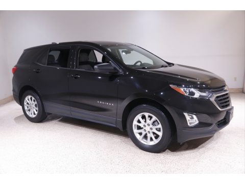 Mosaic Black Metallic Chevrolet Equinox LS AWD.  Click to enlarge.