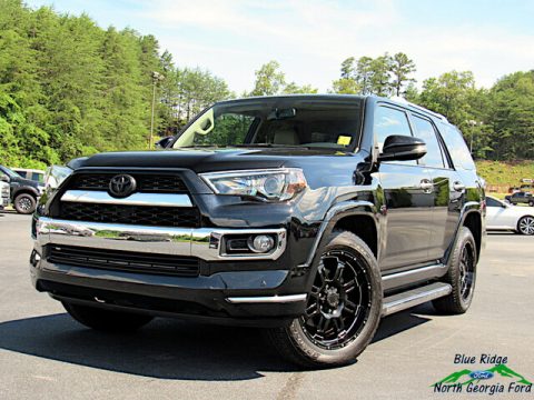 Midnight Black Metallic Toyota 4Runner Limited.  Click to enlarge.