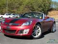Front 3/4 View of 2009 Saturn Sky Red Line Ruby Red Special Edition Roadster #1