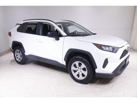 Super White Toyota RAV4 LE.  Click to enlarge.