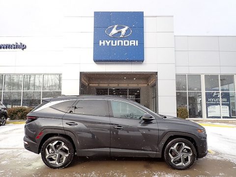 Portofino Gray Hyundai Tucson Limited.  Click to enlarge.