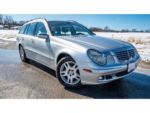 Brilliant Silver Metallic Mercedes-Benz E 350 Wagon.  Click to enlarge.