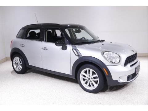 Crystal Silver Metallic Mini Cooper S Countryman All4 AWD.  Click to enlarge.