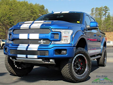 Lightning Blue Ford F150 Shelby Cobra Edition SuperCrew 4x4.  Click to enlarge.
