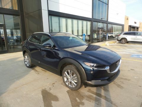 Deep Crystal Blue Mica Mazda CX-30 S Premium AWD. Click to enlarge. Deep Crystal Blue Mica Mazda CX-30 S Premium AWD. Click to enlarge.