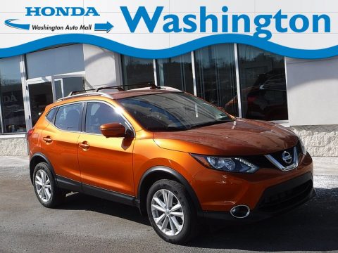 Monarch Orange Nissan Rogue Sport SV AWD.  Click to enlarge.
