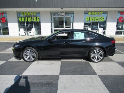 Majestic Black Pearl Acura TLX SH-AWD Advance Sedan.  Click to enlarge.