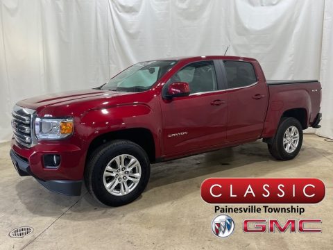 Red Quartz Tintcoat GMC Canyon SLE Crew Cab 4WD.  Click to enlarge.