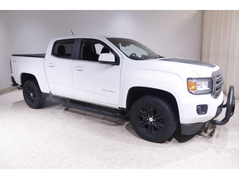 Summit White GMC Canyon SLE Crew Cab 4WD.  Click to enlarge.