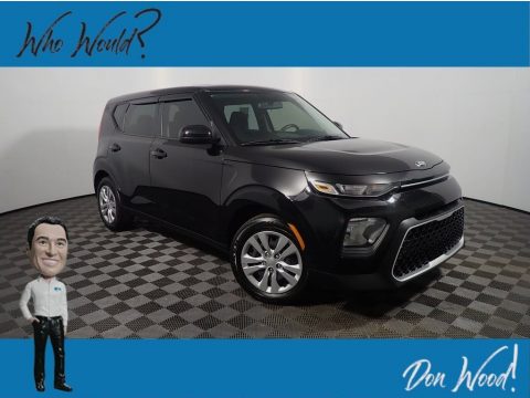 Cherry Black Kia Soul LX.  Click to enlarge.