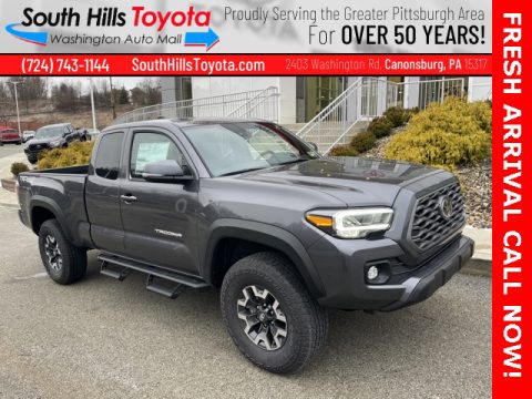 Magnetic Gray Metallic Toyota Tacoma TRD Off Road Access Cab 4x4.  Click to enlarge.