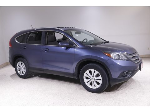 Twilight Blue Metallic Honda CR-V EX-L AWD.  Click to enlarge.