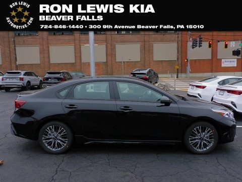 Aurora Black Kia Forte GT-Line.  Click to enlarge.