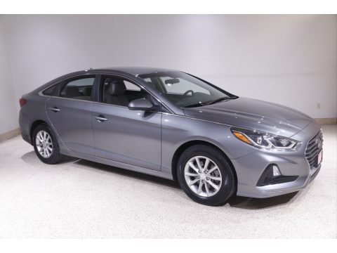 Machine Gray Hyundai Sonata SE.  Click to enlarge.