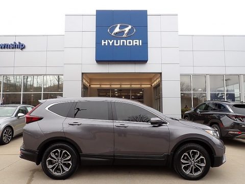 Modern Steel Metallic Honda CR-V EX AWD.  Click to enlarge. Modern Steel Metallic Honda CR-V EX AWD.  Click to enlarge.