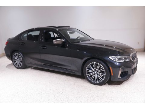 Black Sapphire Metallic BMW 3 Series M340i xDrive Sedan.  Click to enlarge.