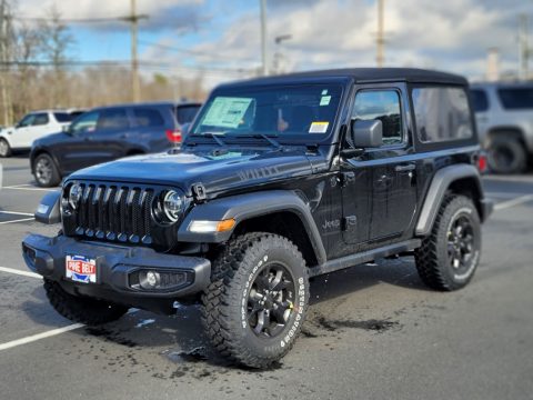 Black Jeep Wrangler Willys 4x4.  Click to enlarge.