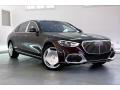 Front 3/4 View of 2022 Mercedes-Benz S Maybach 580 4Matic Sedan #12