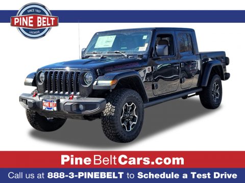 Black Jeep Gladiator Rubicon 4x4.  Click to enlarge.