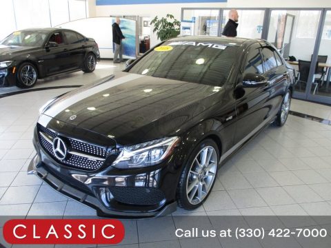 Black Mercedes-Benz C 43 AMG 4Matic Sedan.  Click to enlarge.