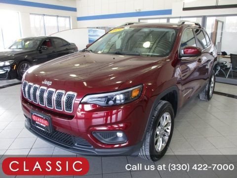 Velvet Red Pearl Jeep Cherokee Latitude Plus 4x4.  Click to enlarge.