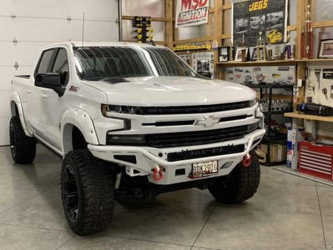 Summit White Chevrolet Silverado 1500 RST SCA Black Widow Crew Cab 4x4.  Click to enlarge.