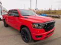 Front 3/4 View of 2022 Ram 1500 Big Horn Night Edition Crew Cab 4x4 #3
