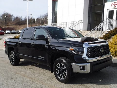 Midnight Black Metallic Toyota Tundra TSS Off Road Double Cab 4x4.  Click to enlarge.