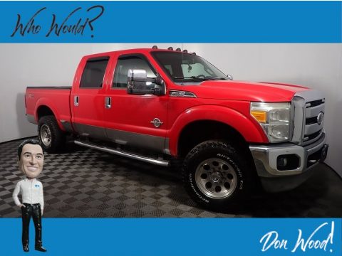 Vermillion Red Ford F250 Super Duty XLT Crew Cab 4x4. Click to enlarge. Vermillion Red Ford F250 Super Duty XLT Crew Cab 4x4. Click to enlarge.
