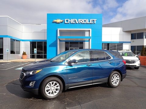 Pacific Blue Metallic Chevrolet Equinox LT AWD.  Click to enlarge.