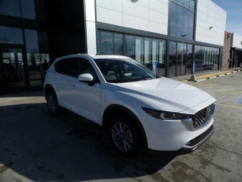 Snowflake White Pearl Mica Mazda CX-5 S Preferred AWD.  Click to enlarge.