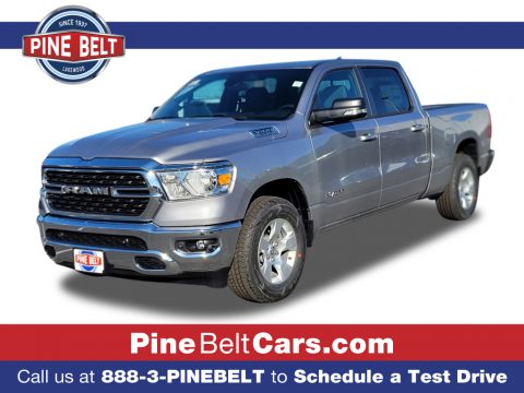 Billet Silver Metallic Ram 1500 Big Horn Crew Cab 4x4.  Click to enlarge.